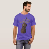 Double Bass Funny Jazz Instruments Music friend gi T-shirt (Voorkant volledig)