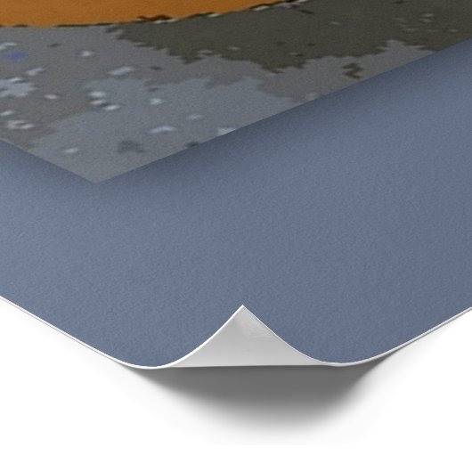 Double Bass Guitars Art Poster (Hoek)