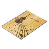 Double Bass String Instrument (medium) Spiral Notitieboek (Linkerzijde)