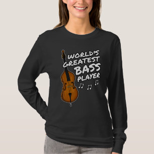Double Bass World's grootste bassist Jazz Bass T-shirt