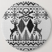 Double Black Diamonds Crossbones Extreme Ugly Ronde Button 6,0 Cm (Voorkant)