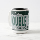 Double Blazes-Mok Tweekleurige Koffiemok (Voorkant links)