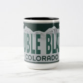 Double Blazes-Mok Tweekleurige Koffiemok (Center)