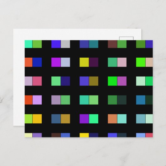 Double Blocks-Briefkaart Briefkaart (Voorkant / Achterkant)