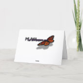 Double Blossoming Cherry Tree I Spring Floral Bedankkaart (Achterkant)