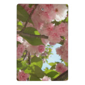 Double Blossoming Cherry Tree III Spring Floral Mini Klembord (Achterkant)