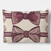 Double Bow Chic Bow Stropdas AI kunst Etui (Achterkant)