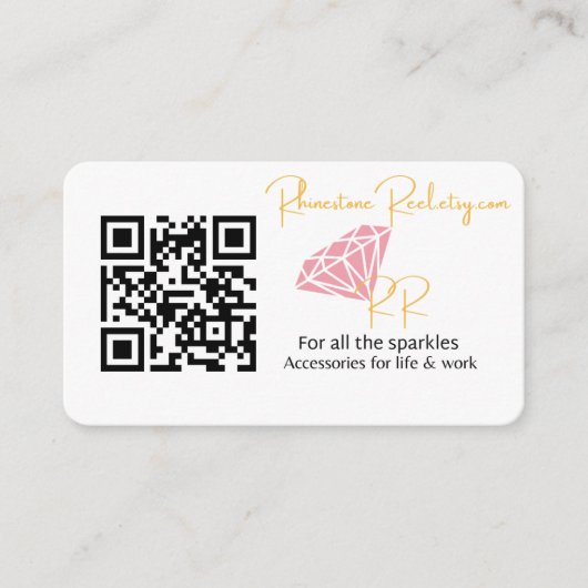 Double business card visitekaartje (Voorkant)