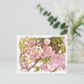 Double Cherry Blossom: Imose Briefkaart (Staand voorkant)