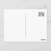 Double Cherry Blossom: Matsumae-benimurasaki Briefkaart (Achterkant)