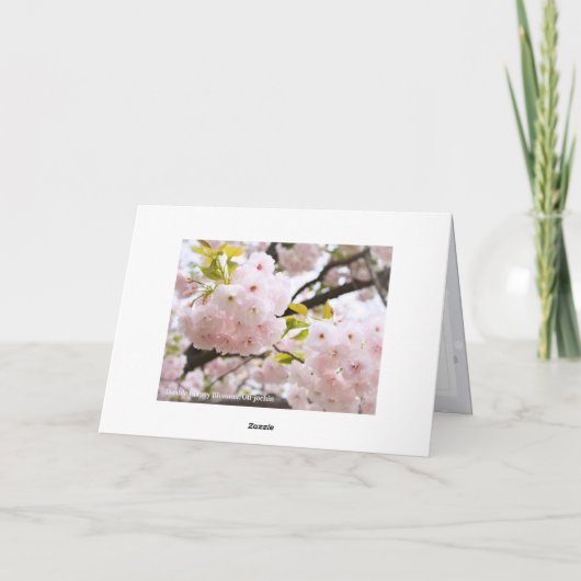 Double Cherry Blossom: Oh-jochin Kaart (Achterkant)