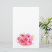 Double Cherry Blossom: Sato-zakura Briefpapier (Staand voorkant)