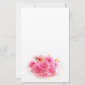 Double Cherry Blossom: Sato-zakura Briefpapier (Voorkant)