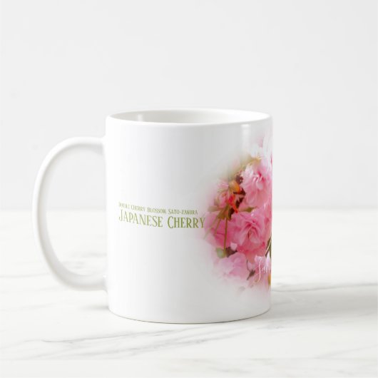Double Cherry Blossom: Sato-zakura Koffiemok (Links)