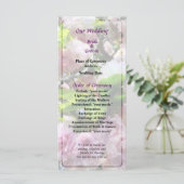 Double Cherry Blossom Wedding Programme Programmakaart (Staand voorkant)