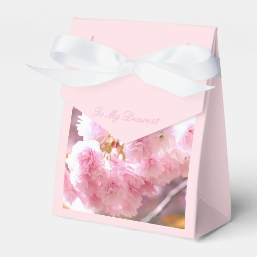 Double cherry blossoms：Faver Box Bedankdoosjes (Voorkant Zijde)