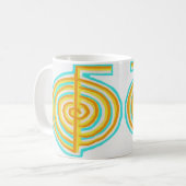 Double CHOKUREI = Karuna Reiki KRIYA Koffiemok (Voorkant links)