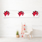 Double Cupid Valentijnsdag 2.5x12 Vinyl Spandoek (Insitu)