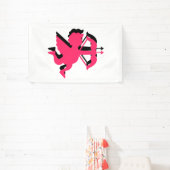 Double Cupid Valentijnsdag 2.5x4 Vinyl Spandoek (Insitu)