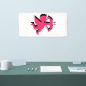 Double Cupid Valentijnsdag 2x1 Vinyl Spandoek (Beurs)
