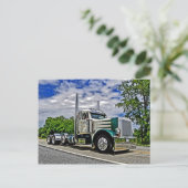 Double D Peterbilt 379 Briefkaart (Staand voorkant)