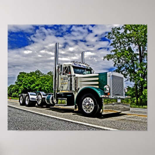Double D Peterbilt 379 Poster (Voorkant)