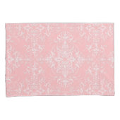 Double Damask Bleek Princess Pink Kussensloop (Voorkant-Rechts)