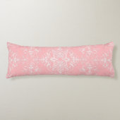 Double Damask Bleek Princess Pink Lichaamskussen (Voorkant)