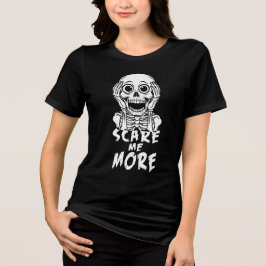 Double Dare Scare – Skeleton Tee Tri-Blend Shirt