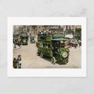 Double Deck Bus, New York City Briefkaart