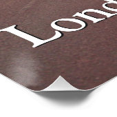 Double-decker Bus London Perfect Poster (Hoek)