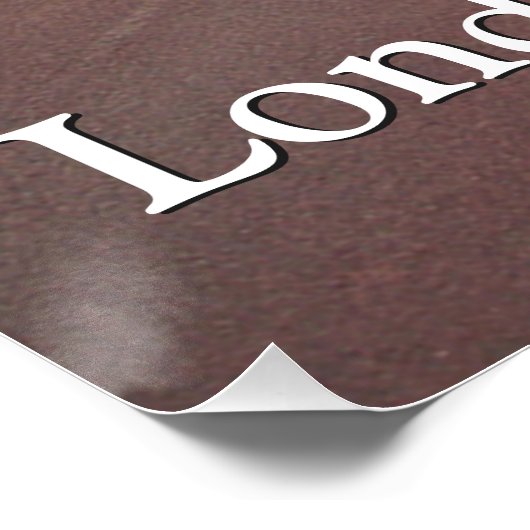 Double-decker Bus London Perfect Poster (Hoek)