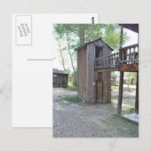 Double Decker Outhouse Ghost Town Montana Briefkaart (Voorkant / Achterkant)