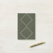 Double Diamond Moss Sticky Notes (Op bureau)