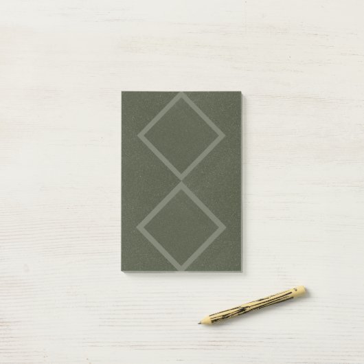 Double Diamond Moss Sticky Notes (Op bureau)