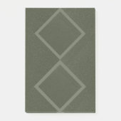 Double Diamond Moss Sticky Notes (Voorkant)
