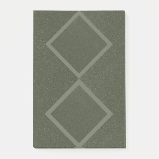 Double Diamond Moss Sticky Notes (Voorkant)