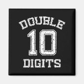 Double Digits 10th Birthday 10 Year Old  Magneet (Voorkant)