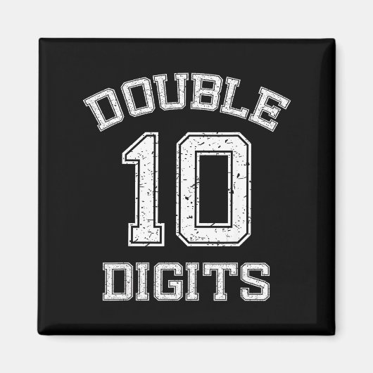 Double Digits 10th Birthday 10 Year Old Magneet (Voorkant)