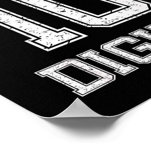 Double Digits 10th Birthday 10 Year Old  Poster (Hoek)