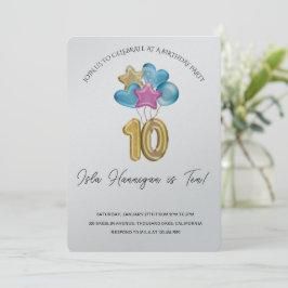 Double Digits Birthday Bash Kaart