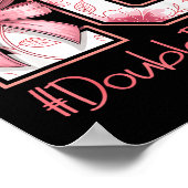 Double Digits Birthday Girl 10th Nk Coquette Bow F Poster (Hoek)