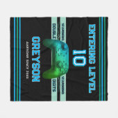 Double digits! Perfect Ten Year old Birthday  Flee Fleece Deken (Voorkant (Horizontaal))