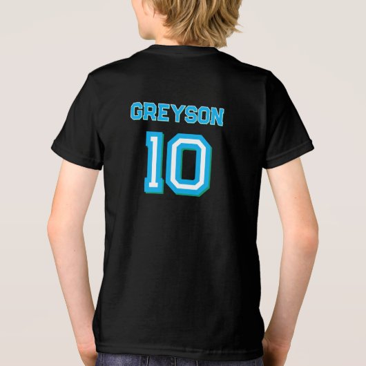 Double digits! Perfect Ten Year old Birthday Tri-Blend Shirt (Achterkant)