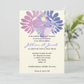 Double Doves B'nai Mitzvah Invitation Kaart (Staand voorkant)