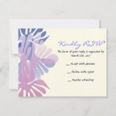 Double Doves B'nai Mitzvah Invitation Reply Kaart (Voorkant)