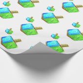 Double Dreidels Cadeaupapier (Hoek)