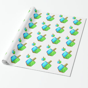 Double Dreidels Cadeaupapier