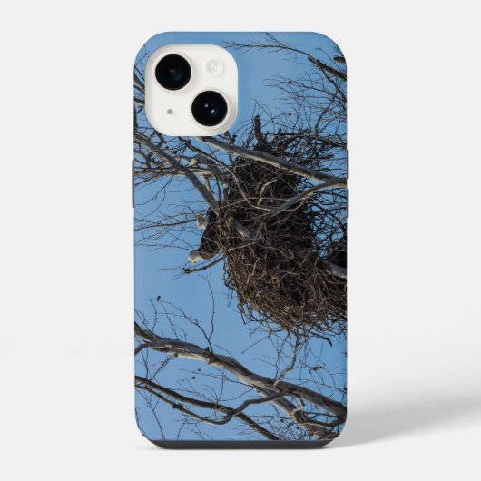Double Eagle Trouble iPhone Hoesje iPhone 14 Hoesje (Achterkant)