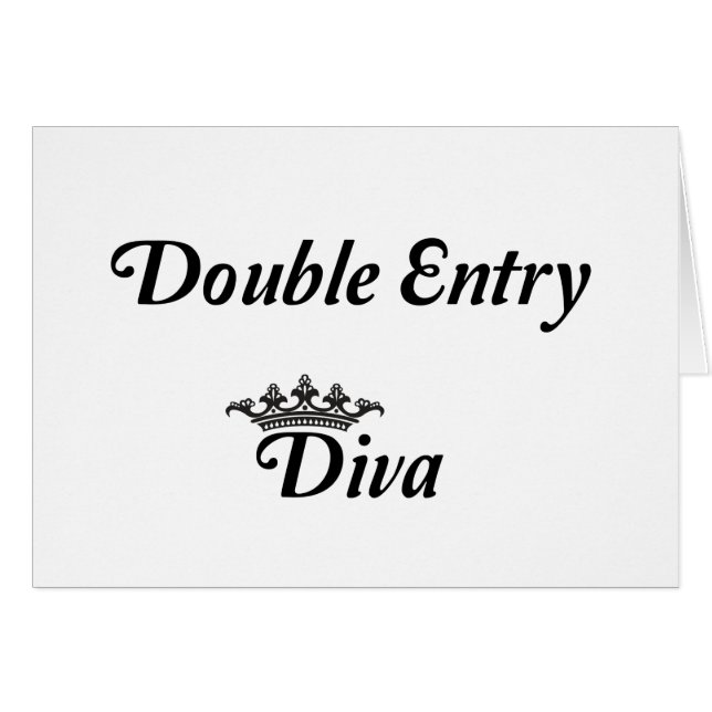 Double Entry Diva (Voorkant Horizontaal)